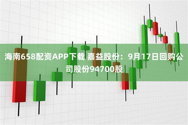 海南658配资APP下载 嘉益股份:9月17日回购公司股份94700股